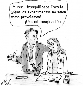 «Tranquilícese Inesita». Imagen original de Leonid Schneider. Traducida a español por @aabrilru. CC BY-NC